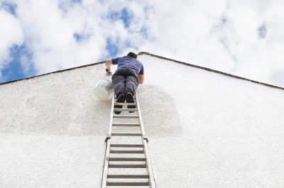 Peinture extérieure à Gamarthe — façades et ravalement